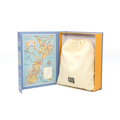 1950s Fun Map Jigsaw Puzzle