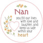 Nan Piece of My Heart Magnet