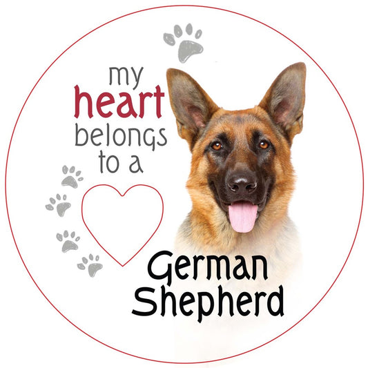 German Shepherd Piece of My Heart Magnet