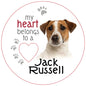 Jack Russell Piece of My Heart Magnet