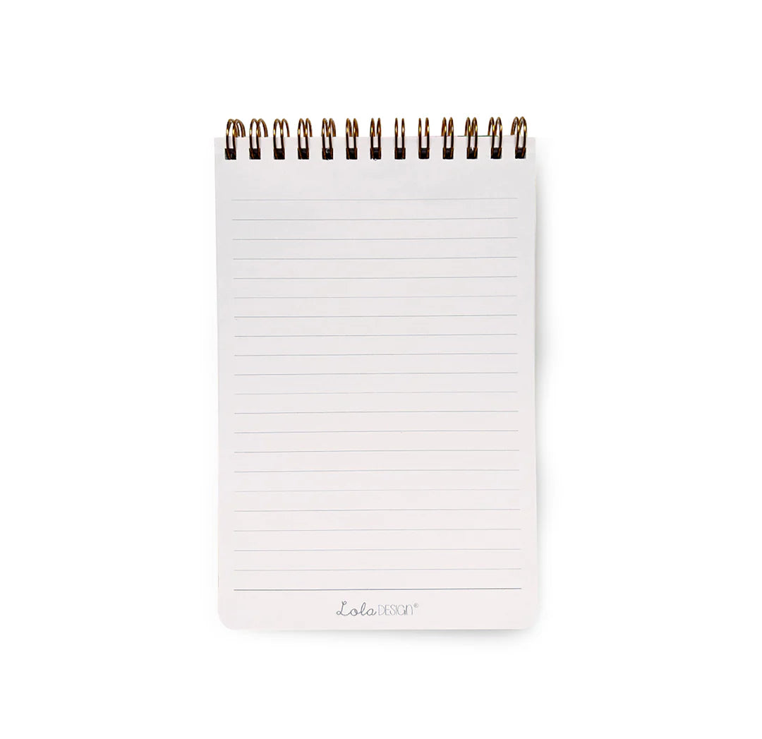 Butterfly Top Spiral Reporter Notepad