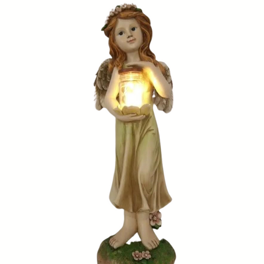 Fairy with Jar Solar Light