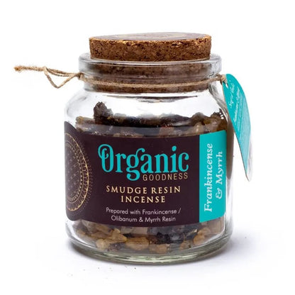 Smudge Resin Frankincense & Myrrh Organic Goodness