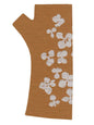 Ochre Hydrangea Merino Fingerless Gloves