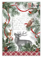 Winter Woodland Tea Towel