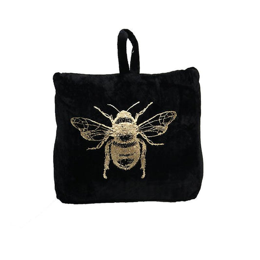 Black Velvet Bee Doorstop