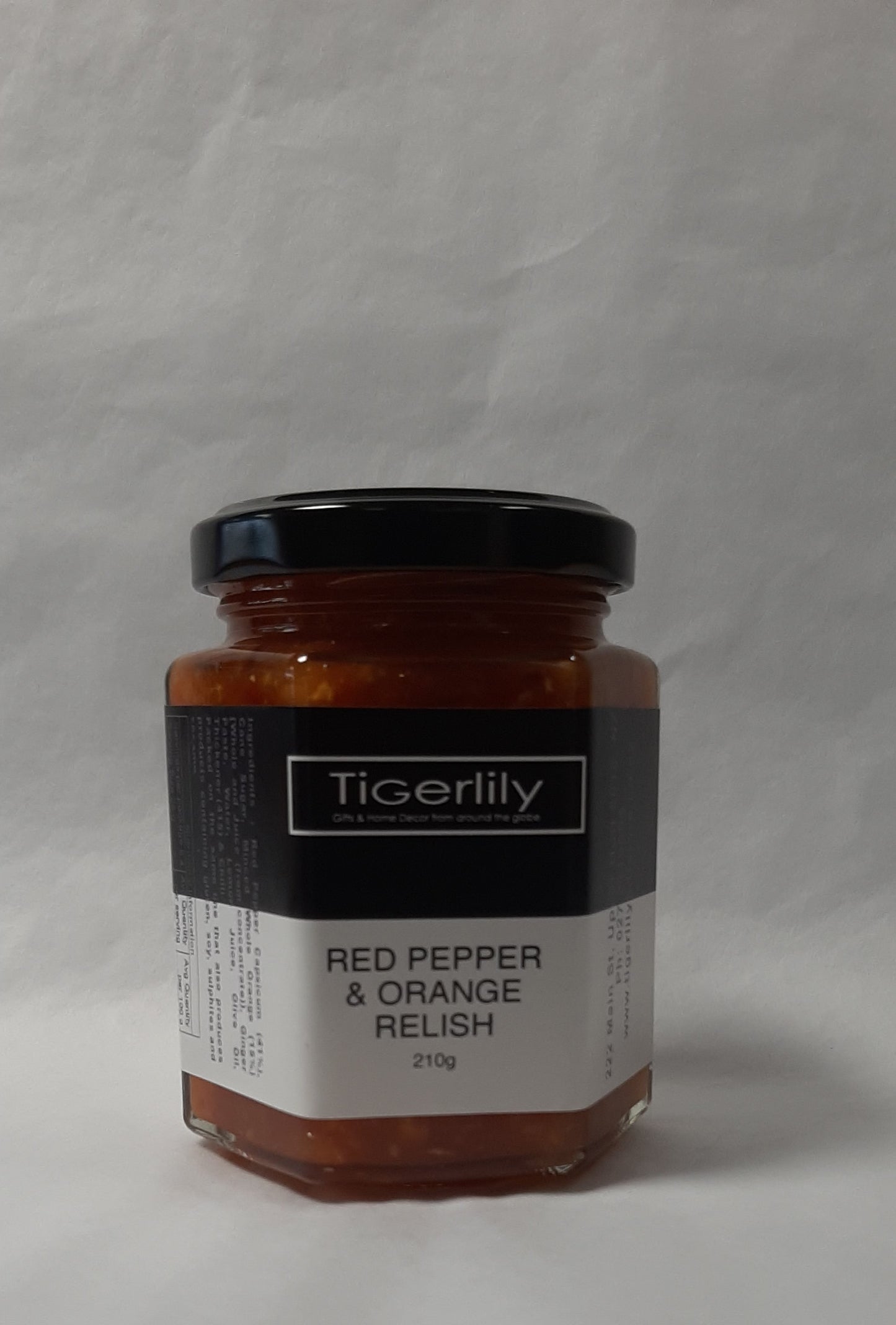 Red Pepper & Orange Relish 210ml