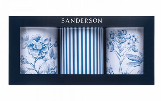 Sanderson - Etchings & Roses Set of 3 Caddies