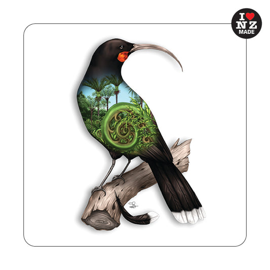 Sophie Blokker Individual Acrylic Coaster with Huia