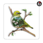 Sophie Blokker Individual Acrylic Coaster with Waxeye