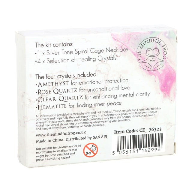 Build Your Own Crystal Necklace Kit Gift Set