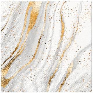 Golded Marble Napkins