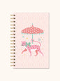 Leopard on Parade Medium Spiral Notebook