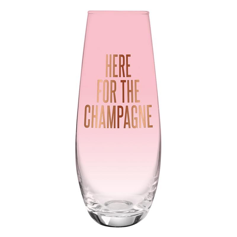 Champagne Glass - Here For The Champagne