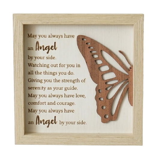 Angel Butterfly Plaque