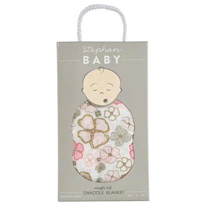 Playful Posies Swaddle Blanket