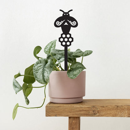 Acrylic Pot Plant Stake -Bee
