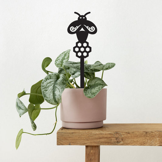 Acrylic Pot Plant Stake -Bee