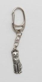 Sitting Cat  keyring