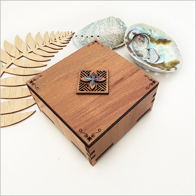 Tapa Trinket Box