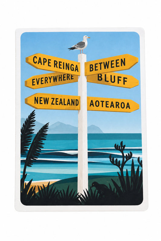 Tiki Tour Art Print