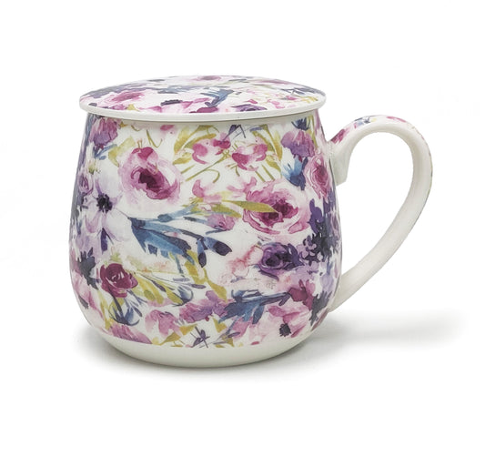 Tea Infuser Mug - Peonie Rose Bluhen