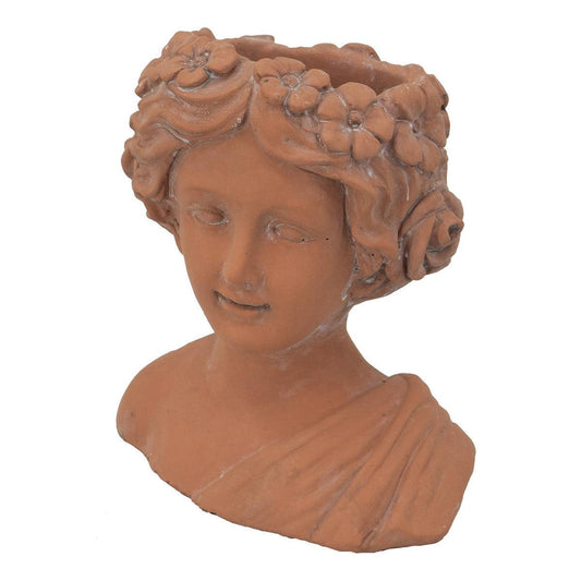 Terracotta Visage Head Planter