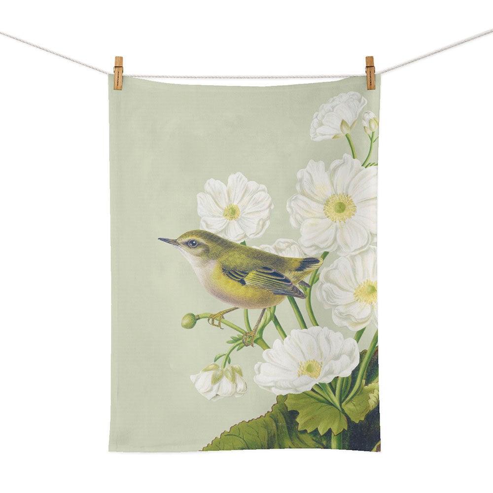 Birds & Botanicals Rifleman Tea Towel