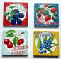 Vintage Berries coasters