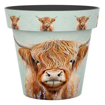 Planter Pot Highland Cow