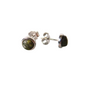 Round Greenstone Stud