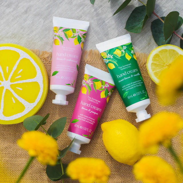 Lemon Hand Cream Gift Bag 3 x 60ml