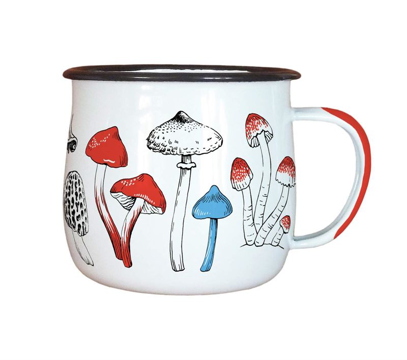 NZ Fungi - Enamel Mug