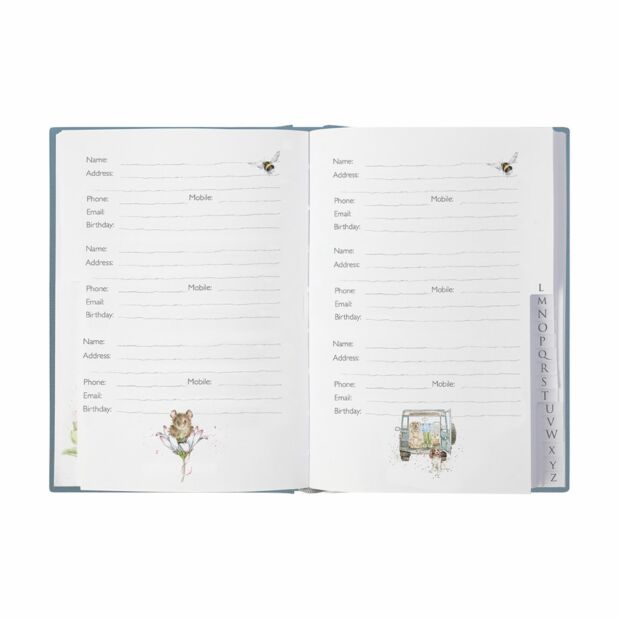 'The Highlander' Highland Cow Address Book