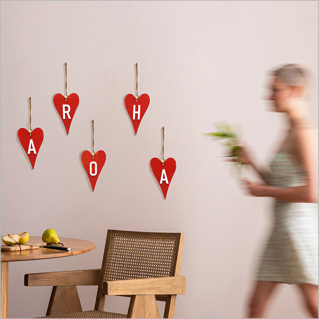 Aroha Hearts set - Kiwiana Wall Art