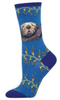 Sea Otter - Blue, Endangered Species Collection Socks