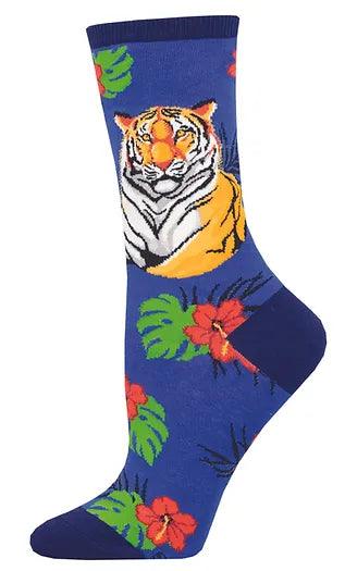 Tiger - Blue, Endangered Species Collection Socks