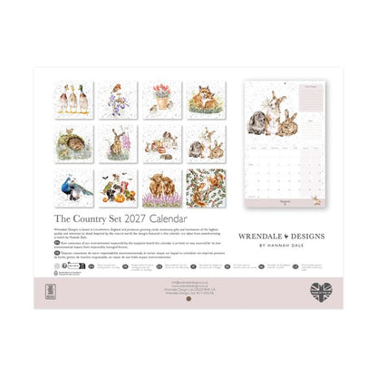 'The Country Set' Landscape Calendar 2027
