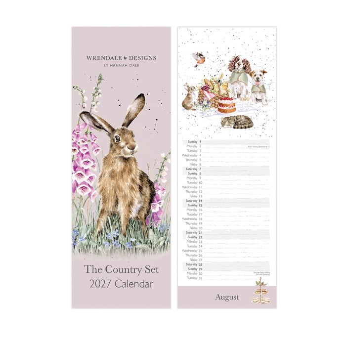 'The Country Set' Slim Calendar 2027