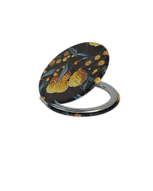 Compact Mirror - Golden Wattle
