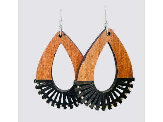 Black Deco Earrings