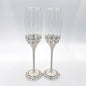 Flowers Champagne Flutes