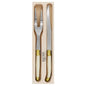 Laguiole Ivory/brass Carving Set