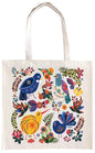 Retro Birds Tote Bag