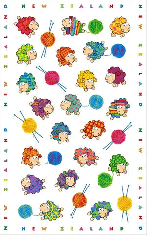 Knitted Sheep Tea Towel