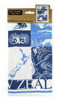Scenic Blue Diamond Tea Towel