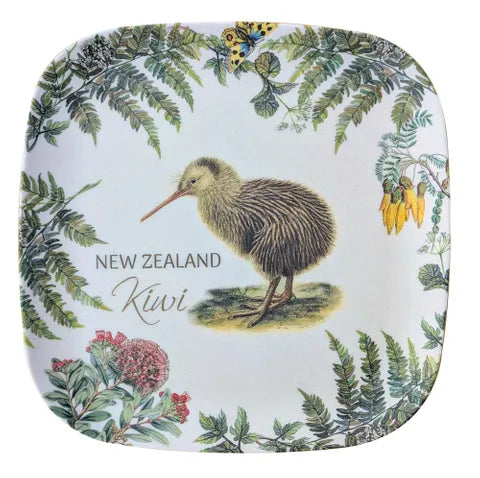 Vintage Kiwi Bamboo Tray
