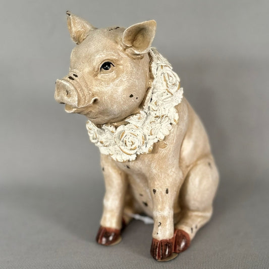 Pig With Laurel