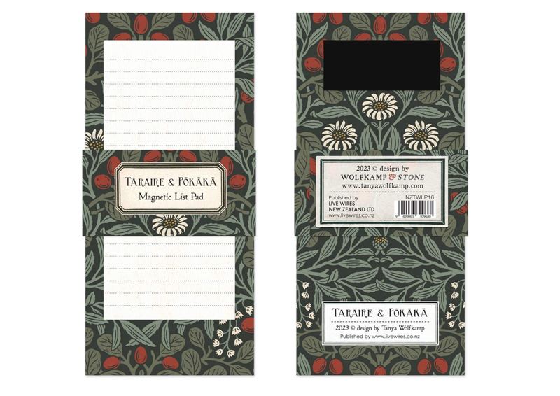 Taraire - Magnetic List Pad