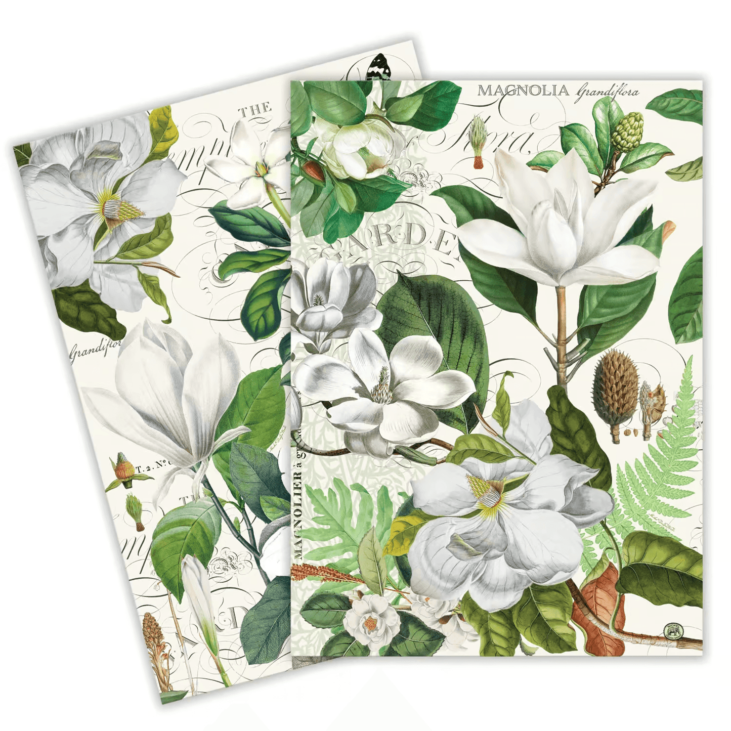 Magnolia Petals Tea Towels